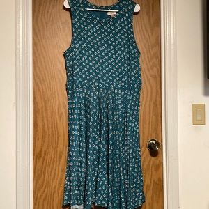 Teal Loft dress